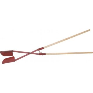 Triuso Erdlochausheber 100-260 mm mit Stiel, Gesamtlänge 180cm - Speditionsversand