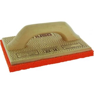 Triuso TRIUSO-Reibebrett 12x24 cm mit rotem B.20 mm, Griff verk.