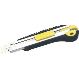 Triuso Softgriff-Cuttermesser 18mm, mit Magazin, Premium