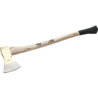 Triuso Handaxt 1250 g, GS-geprüft, mit lack. Eschenstiel 70 cm