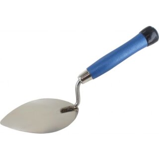 Triuso Fliesenkelle Herzform 160 mm, mit Gummikappe, Edelstahl