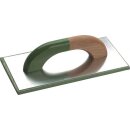 Triuso TRIUSO-Alu-Reibebrett 14x23 cm mit grünem Belag