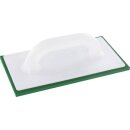 Triuso Kunststoffreibebrett 14x28 cm mit grünem Belag