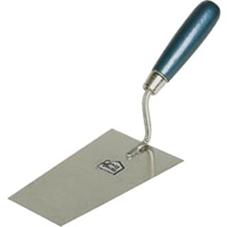 Triuso Maurer-u.Stukkateurkelle 180mm mit geradem Hals, Edelstahl