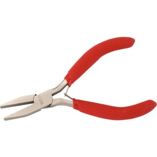 Triuso Elektronik-Flachzange, 115mm, mit Feder,microfinish,Premium