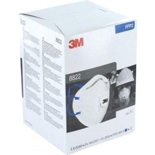 3M Triuso 3M FFP2V NRD Staubmaske 5Stück mit Ausatemventil