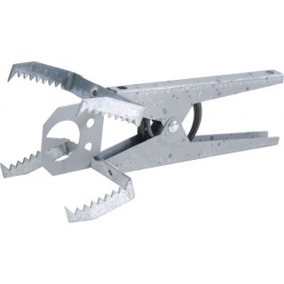 Triuso Wühlmaus-Zangenfalle aus Stahl mit 2 Fangarmen, auf SB-Karte