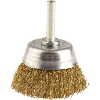 Triuso Flächenbürste 50mm, m.Schaft Messingdraht gew. 0,25 mm