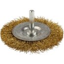 Triuso Rundbürste 75x8-10mm, m.Schaft Messingdraht...