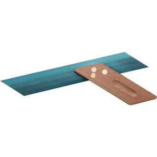 Triuso Gehrmaß mit Holzschenkel 250mm Messingbeschl.,Blatt,42mm br.