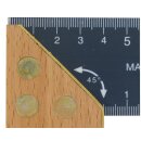 Triuso Tischlerwinkel 300 mm, mit Messingbeschl., 42 mm breit