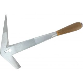 Triuso Schieferhammer rechts, Freund Ledergriff, handgeschmiedet