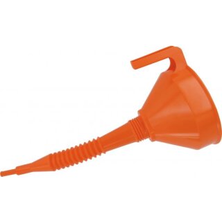 Triuso Trichter 160mm, Flexauslauf Länge 330mm, PE, orange