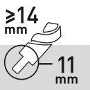 Triuso Betonbohrer-HM, 12,0mm x 600mm L=600 mm; l=450 mm, Hartmetall