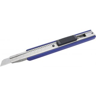 Triuso Cuttermesser 9mm, mit Abbrech- klinge, eloxiert, Hobbyline