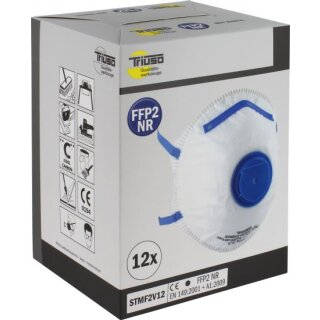 Tector Triuso FFP2+Ventil Schutzmaske 12Stk. Industrie