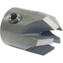 Triuso Aufsteckversenker 4mm,für Holz HSS Druckschraube für Bohrer