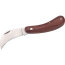 Triuso Gärtnermesser 110mm, rostfrei Hartholzgriff,...