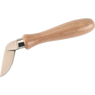 Triuso Schnitzmesser,seitwärts gebog Gußstahlklinge, geschmiedet