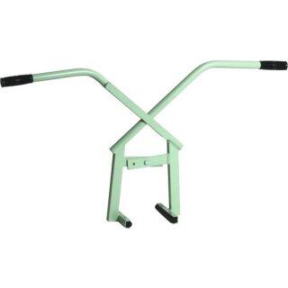 Triuso Bordsteinzange bis 22 cm, Gummigrifffl., lack. Stahlrohr - Speditionsversand