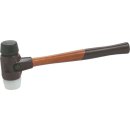 Triuso Simplex-Schonhammer, 60 mm, Gummi schwarz, Plastik...