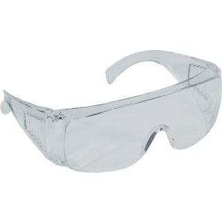 Triuso Schutzbrille Überbrille  klar für Garten-Waldarbeit
