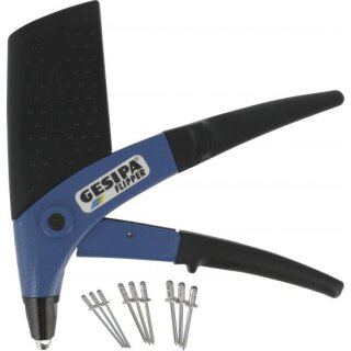 Triuso Blindnietzangenset Flipper Gesipa m.Alu-Nieten3,2/4,0/4,8