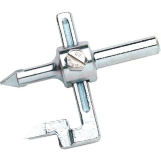 Triuso HM-Fliesenlochschneider, rost- gesch. Stahl, 30 - 92 mm