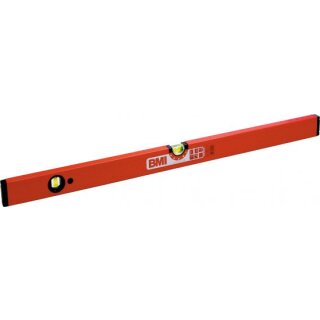 BMI Triuso Wasserwaage 120cm,Original BMI gefräste Messfläche, 2Libellen