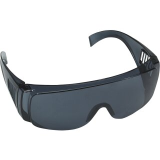 Triuso Schutzbrille, getönt, blau, Garten-, Waldarbeiten