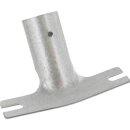 Triuso Stielhalter verzinkt, kurz für Stiel 28 mm...