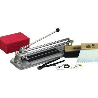 Triuso Fliesenlegerset 6-teilig Fliesenschneidmaschine 300mm