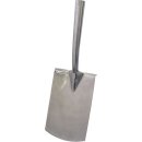 Triuso Edelstahlspaten 18x29cm, Eschenstiel, T-Griff - Speditionsversand