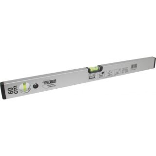 Triuso TRIUSO - Wasserwaage 60 cm, eloxiert, Genauigkeit 0,5 mm/m