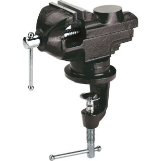 Triuso Parallel-Schraubstock 50mm, drehbar,mit Spindel für Tischbe.