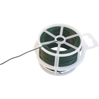 Triuso Bindestreifen aus Kunststoff Drahteinlagen 50m, 0,8/1,25mm