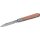 Triuso Kabelmesser mit Holzheft,Stahl C70, mit rundem Abschneider