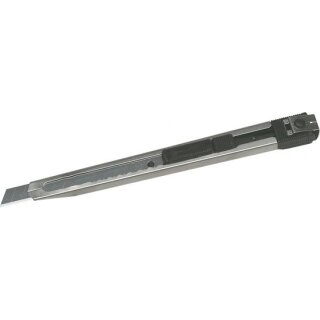 Triuso Universalmesser 9mm, mit Ab- brechklinge, Edelstahlgehäuse