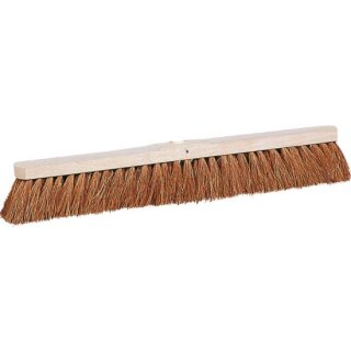Triuso Straßenbesen 60 cm, ohne Stiel braune Kokosborsten