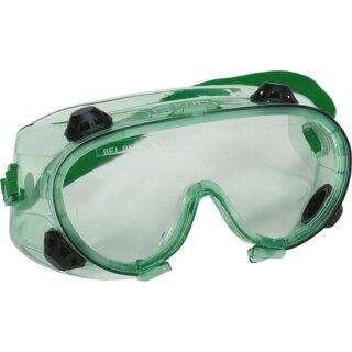 Triuso Schutzbrille, klar, indirekte Belüftung, seitlicher Schutz