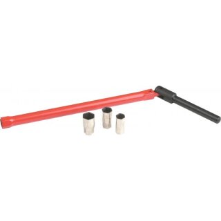 Triuso Standhahnschlüssel 13 mm, auswechselbare Einsätze