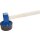 Triuso Plattenlegerhammer 1500g, mit auswechselb. Gummiaufs. rund