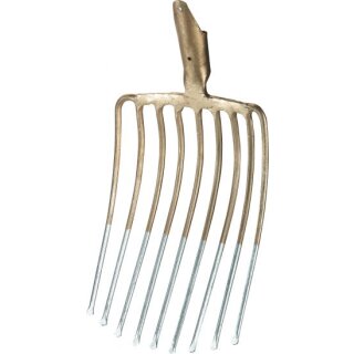 Triuso Steingabel mit Federtülle 9-zinkig