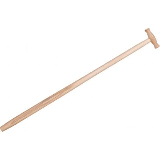 Triuso Spatenstiel Esche, mit T-Griff 95 cm, gebogen