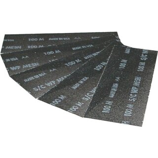 Triuso Schleifgitter 100 Stück 9,5x28cm, Körnung 100