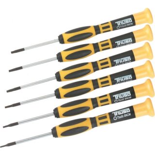 Triuso Feinmech.-Schraubendreher-Satz 6-tlg., Torx 5-10, Hobbyline