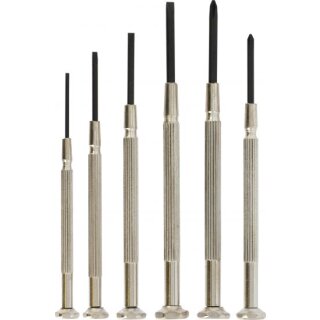 Triuso Feinmech.-Schraubendreher-Satz 6-tlg., PH0, PH1, 4xSchlitz