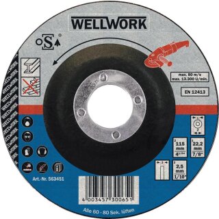 Triuso Trennscheibe, Metall, 115 mm, 5er Pack, 115x3x22mm