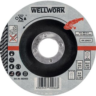 Triuso Trennscheibe, Stein, 115 mm, 5er Pack, 115x3x22mm