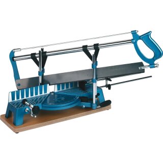 Triuso Gehrungssäge aus Alu-Guß,550mm 45-90°Winkeleinstellung 14 ZpZ